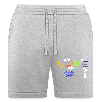 Dnt Judge My Different Bella + Canvas Unisex Short - heather gray