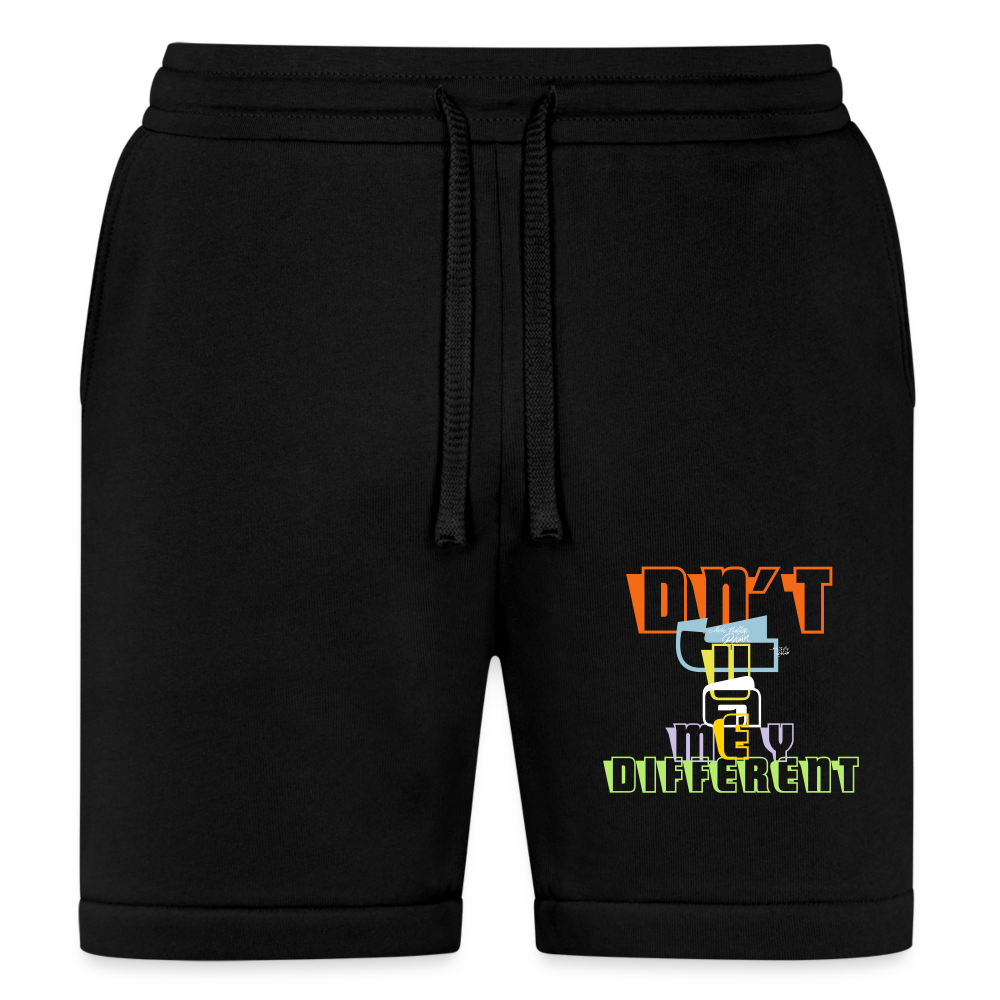 Dnt Juge My Different Bella + Canvas Unisex Short - black