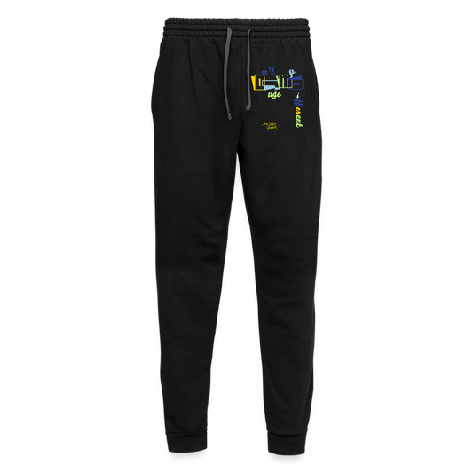 Dn't Juge My Different Unisex Joggers - black/asphalt