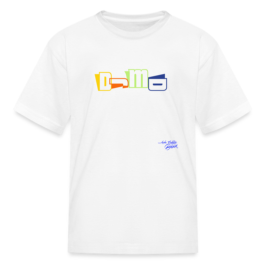 Dnt Juge My Different Logo 2 Kids' T-Shirt - white