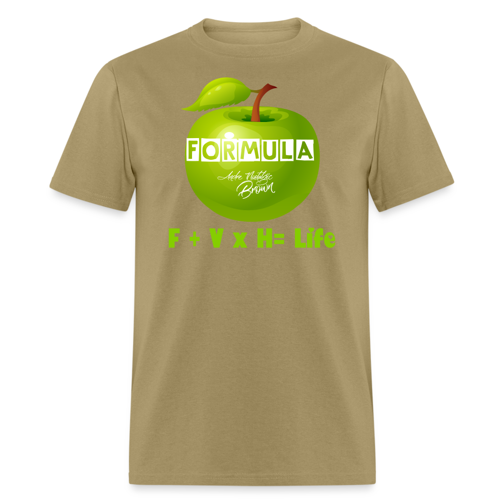 F+V = Life Unisex Classic T-Shirt - khaki