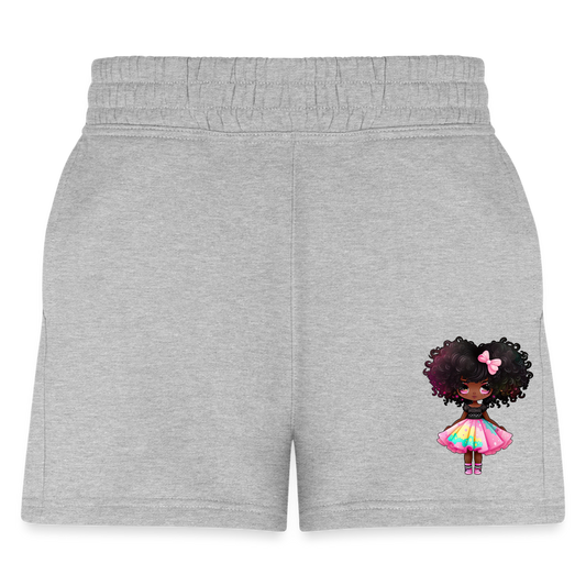 Women's Jogger Short - heather gray