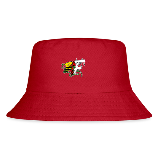 Kid's Bucket Hat - red