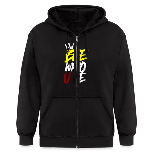 Men's Zip Hoodie - black