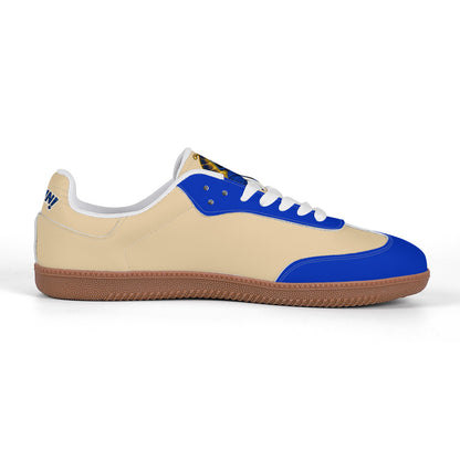 We Buzzin Retro Court Sneaker — Gum Sole Edition