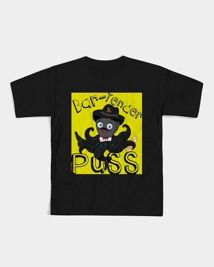 Bartender Puss Kids Graphic Tee