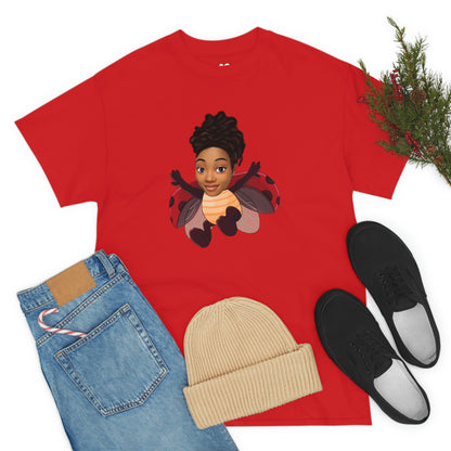 Fly Dre, Be Who U Bee, I am Just Brit Unisex Heavy Cotton Tee