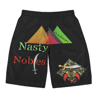 Nasty Noble Mens All Over Print Board Shorts