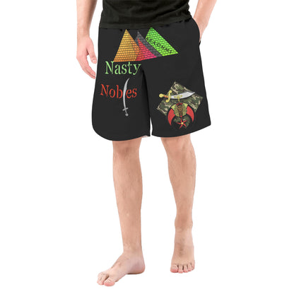 Nasty Noble Mens All Over Print Board Shorts