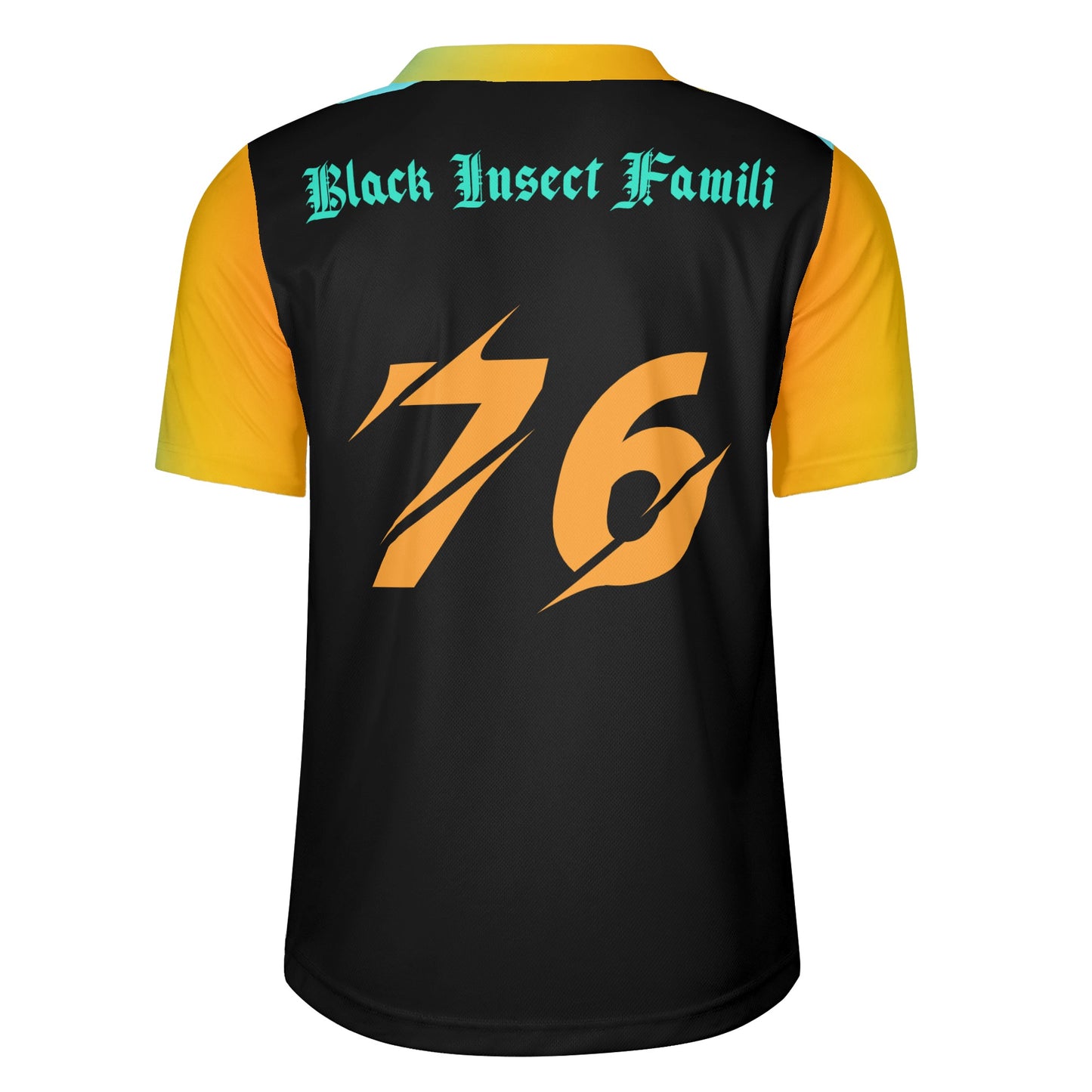 Blk Insct Famili Mens All Over Printing Rugby Jersey