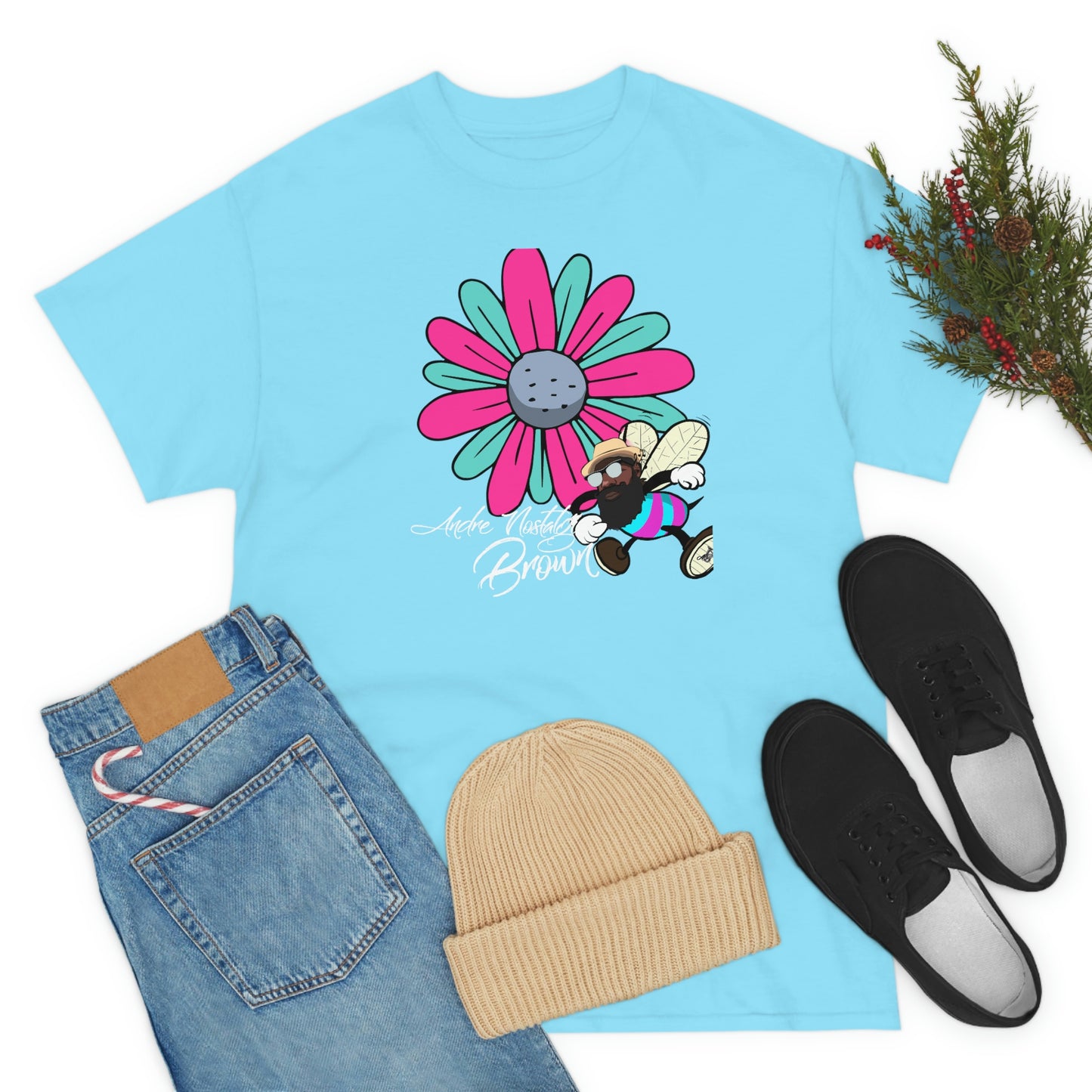 Bee W|-?O U Be Unisex Heavy Cotton Tee