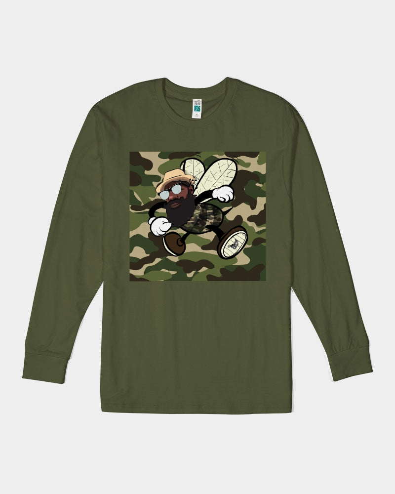 Be Who You Bee camo Unisex Long Sleeve Tee | Lane Seven