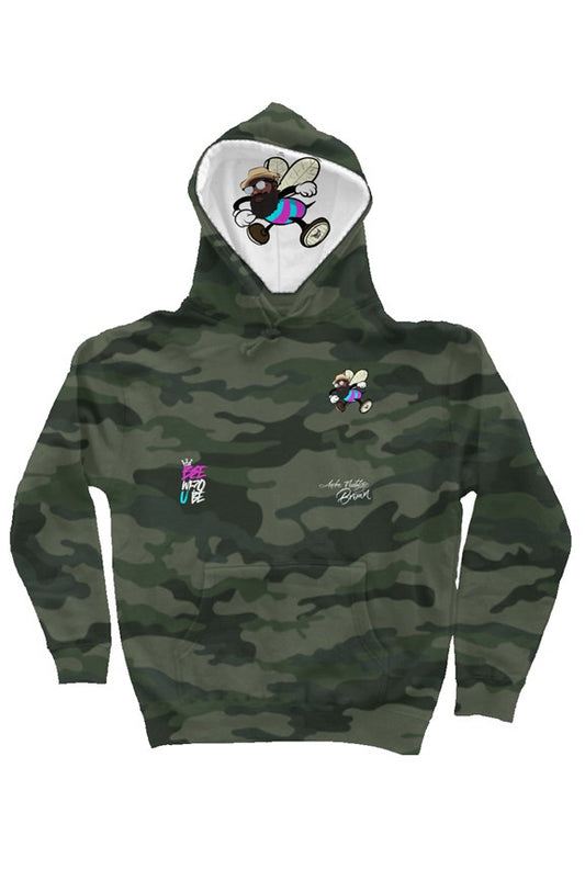 Bee Who U Be Camo Independent Heavyweight Hoodie