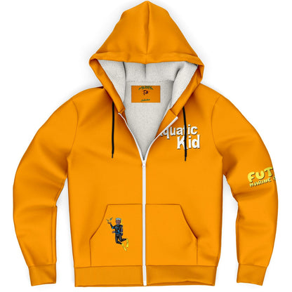 Orange Aquatic Kid Hoodie