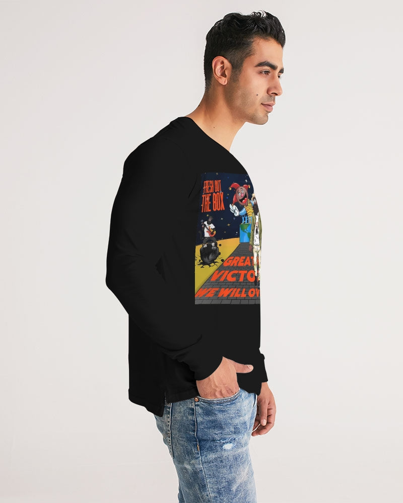 Fresh Out The Box  Black Men's Long Sleeve Tee