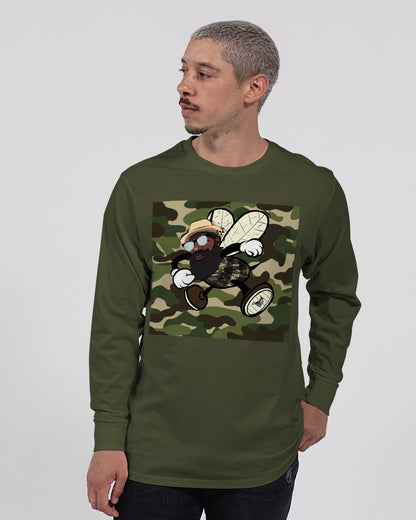 Be Who You Bee camo Unisex Long Sleeve Tee | Lane Seven