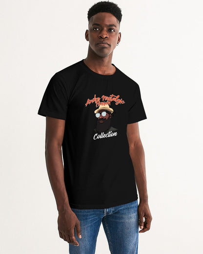 Andre Nostalgic Brown Collection Logo Gold Men's Graphic Tee