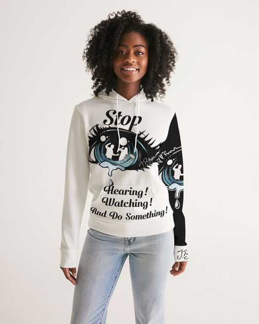 J. Brown  Domestic Violence Awareness Gold Women's Hoodie
