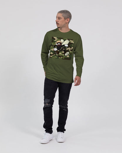 Be Who You Bee camo Unisex Long Sleeve Tee | Lane Seven