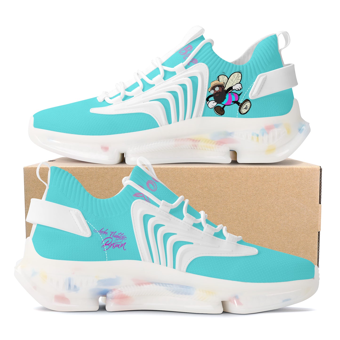 Be Who Bee! Air Max React Sneakers - White