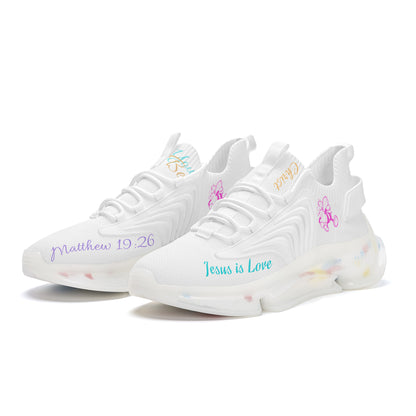 Be Who You Bee with God Air Max React Sneakers - White