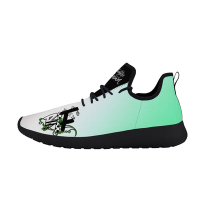 B.I.F Lightweight Mesh Knit Sneaker - Black