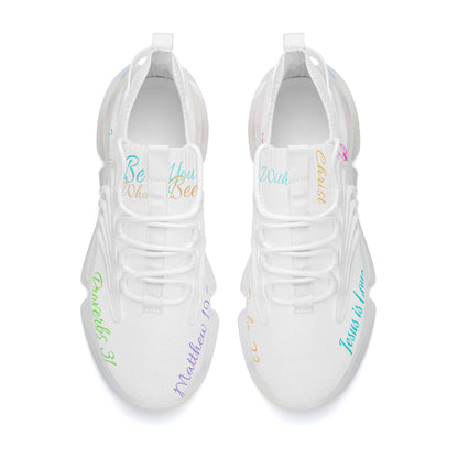 Be Who You Bee with God Air Max React Sneakers - White