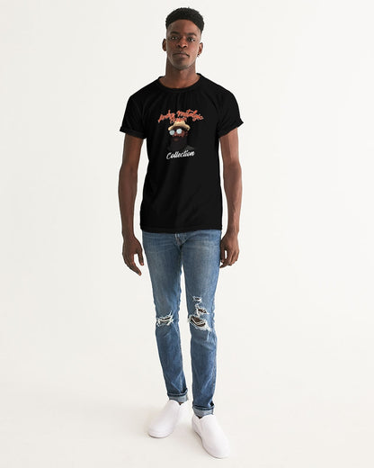 Andre Nostalgic Brown Collection Logo Gold Men's Graphic Tee