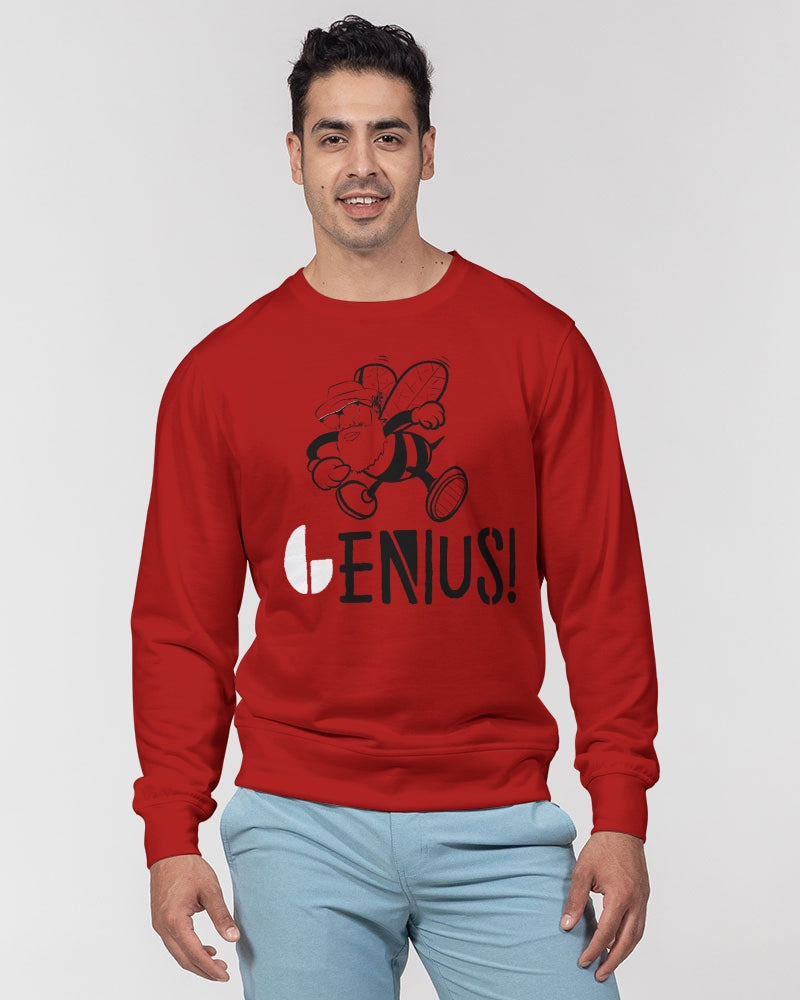 Be Who You Bee  Men's Classic French Terry Crewneck Pullover