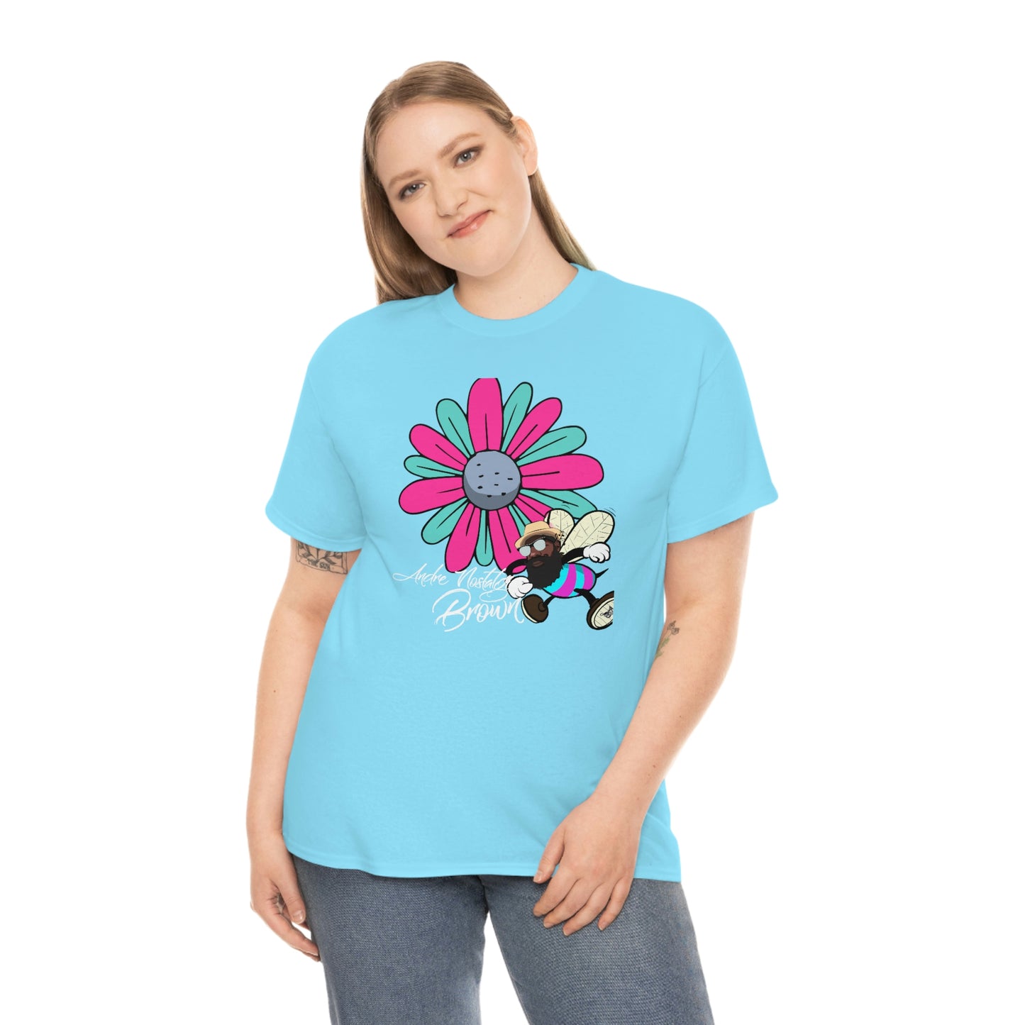 Bee W|-?O U Be Unisex Heavy Cotton Tee