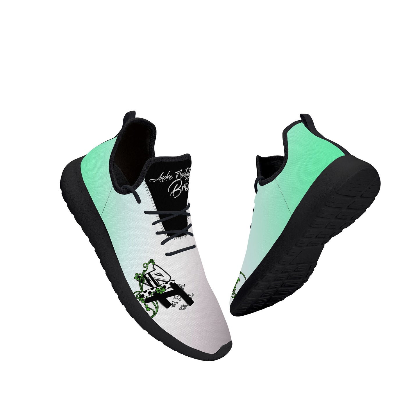 B.I.F Lightweight Mesh Knit Sneaker - Black