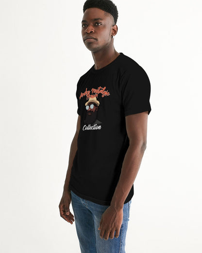 Andre Nostalgic Brown Collection Logo Gold Men's Graphic Tee