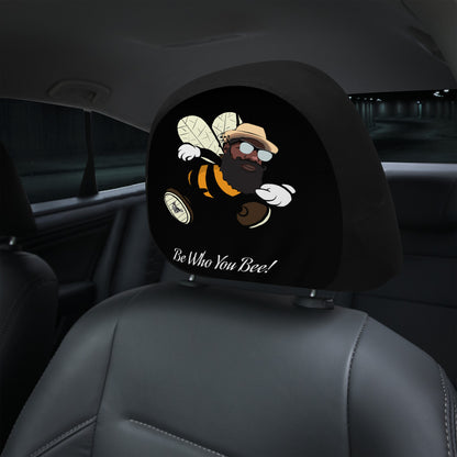 Be Who You Bee Car Headrest Covers