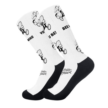 Bee Who You Be! Crew Socks