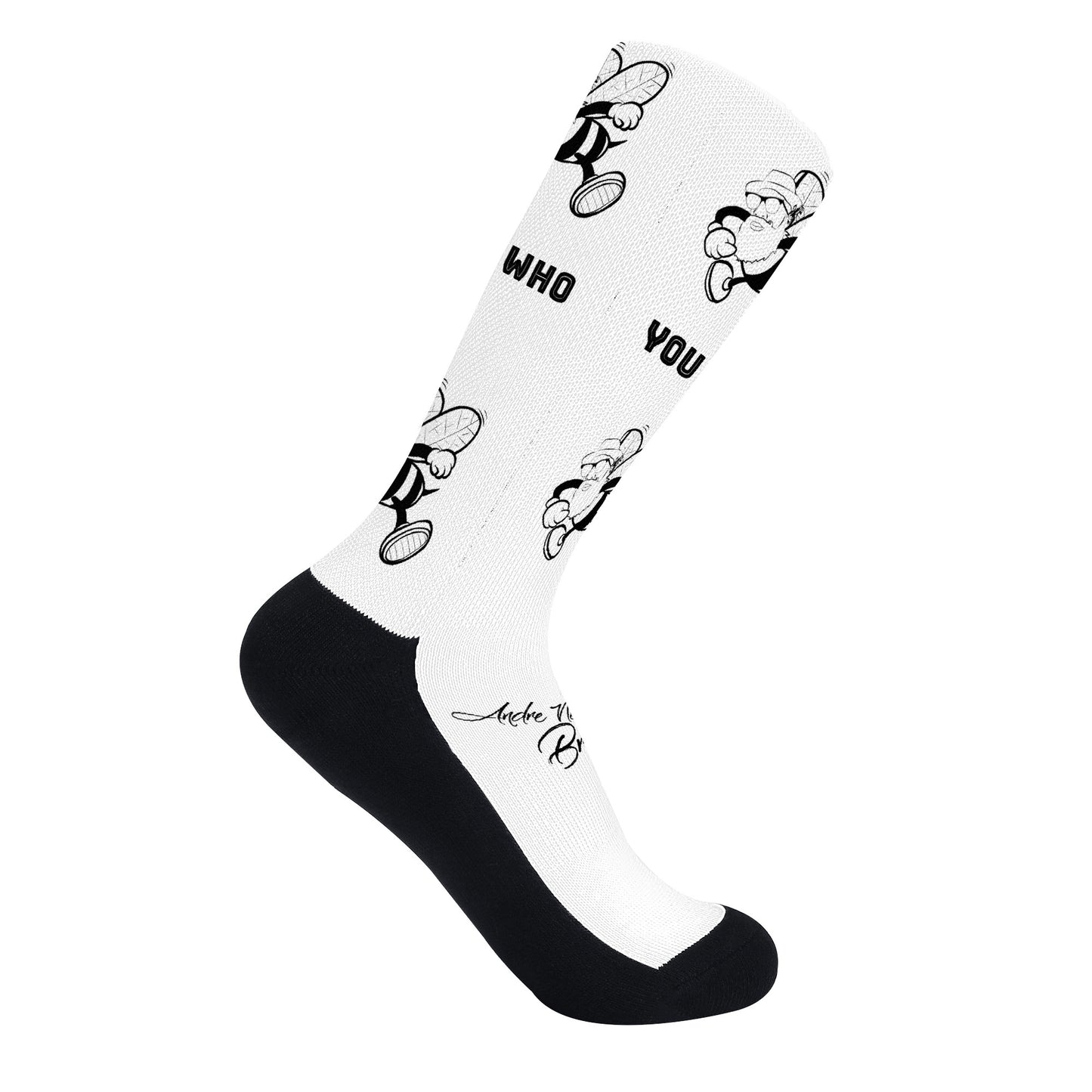 Bee Who You Be! Crew Socks