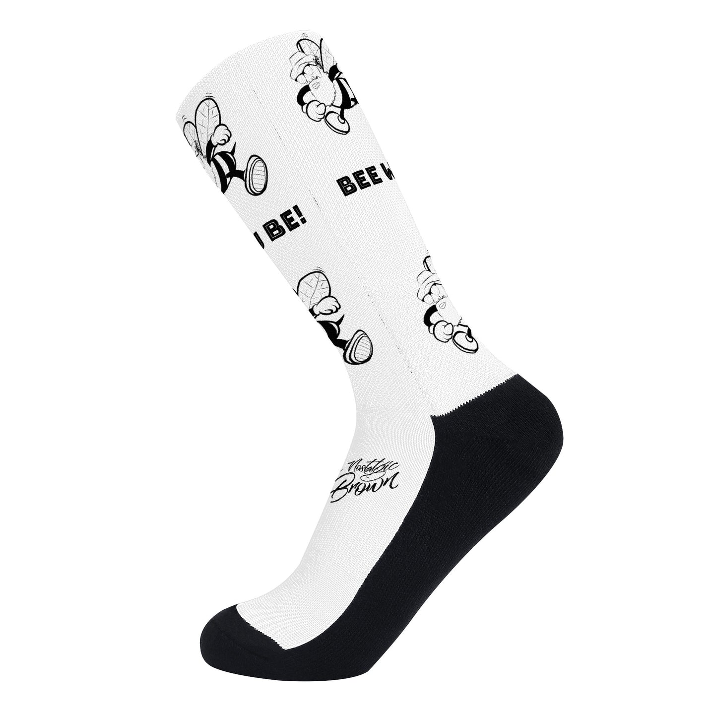 Bee Who You Be! Crew Socks