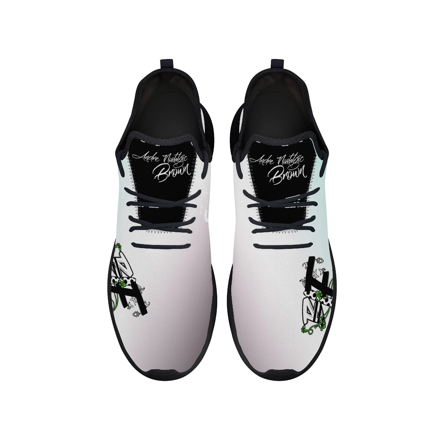 B.I.F Lightweight Mesh Knit Sneaker - Black